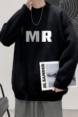 控68半高领毛衣男士大码针织衫男毛线衣男M18253-P45加绒款-P65，男装针织衫/毛衣，电商A040