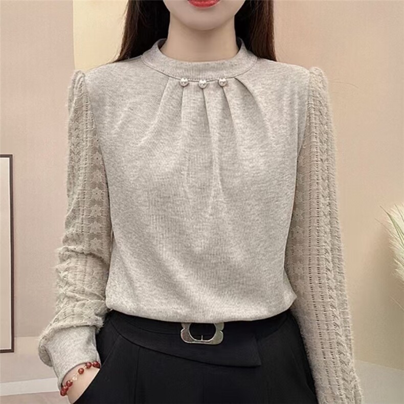加绒加厚百搭打底衫宽松小衫女,针织衫/毛衣,思沃羊绒