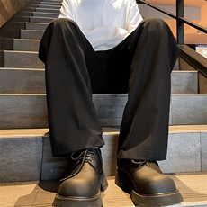 vibe高街垂感休闲西裤ins潮牌微喇叭裤子K0455-P38，男装休闲裤，星座308B-2