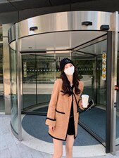 毛毛大衣外套，其它，M.W 嫚维