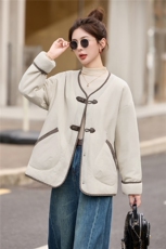 羽绒棉服女短款2025冬季新款独特超好看高端韩系轻薄洋气夹棉外套，女装棉衣/棉服，瑶迪依秀