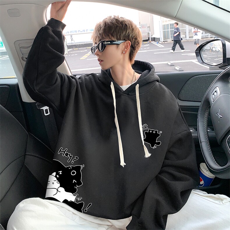 连帽卫衣男大码胖子帽衫大号运动服WY2462-P35,男装卫衣,电商A040
