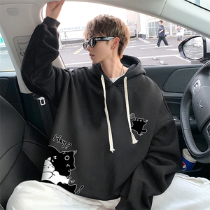 连帽卫衣男大码胖子帽衫大号运动服WY2462-P35图片