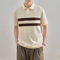 网图现货夏季新款拼色polo衫男短袖T恤TX07P55控78，男装T恤，电商B276A