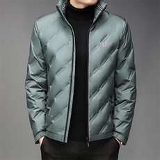 男士翻领羽绒服保暖90%白鸭绒商务休闲中青年男装外套GRW171-P230，男装羽绒服，电商B212（原钱塘6029）