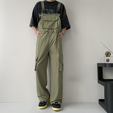 217-2-K2499-P85情侣装工装裤春夏季连体衣背带裤男女休闲裤~现货，男装工装外套，星座217-2