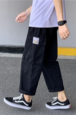 910A-K201-P45控68港风秋款工装裤宽松休闲裤情侣嘻哈街头潮流裤，男装休闲裤，星座910A