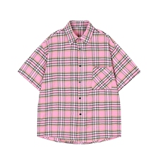 格子短袖袖衬衫深度库存当天配齐跑量款DS-C323-1-CS808-TP28，男装T恤，电商C323-1