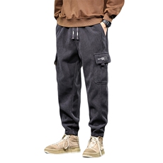 工装束脚休闲裤男士2025新款秋冬加厚运动裤子Z2355-P45/加绒P50，男装工装外套，星座509