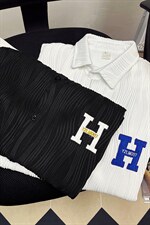 1港风短袖衬衫情侣大码M-5XL中性风网红短袖衬衫DSC7767特P35控58，男装T恤，星座226-2