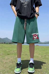 已注册菠萝格得物抖音直播品质男五分中裤休闲短裤K062P30控48图片