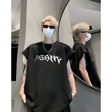 麂皮绒背心/马甲/坎肩2025夏季男装无袖T恤XZ514-2-2024119-P28，男装T恤，星座514-2(原B239)