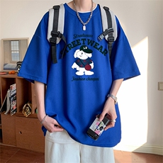 ！2024夏季新款男士华夫格短袖T恤百搭潮流体恤TXH309P25，男装T恤，电商B220