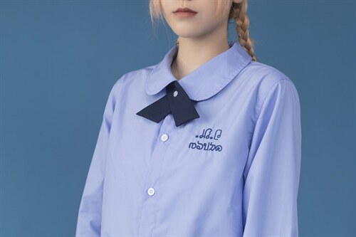 中性C316 CS671 P58秋装长袖衬衫泰式校服情侣装制服班服学院少年图片