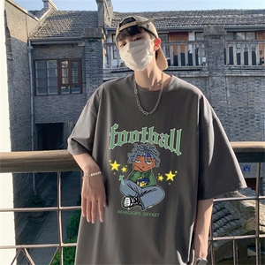 特P19控38 230g重磅纯棉港风短袖t恤男DT3136图片