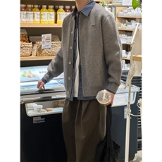 毛衣开衫86788-P65控109、35.6晴纶14.6锦纶49.8聚酯纤维，男装针织衫/毛衣，星座1302