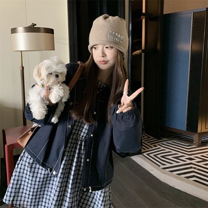 现货春款立体剪裁廓形明线设计宽松短外套2C239-H22-P130-K188图片