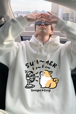 连帽卫衣男大码胖子帽衫大号运动服WY2420-P35，男装卫衣，电商A040