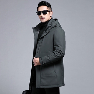 B21156钱塘2020-3可脱卸内胆男士精品90灰鸭绒羽绒服P330图片