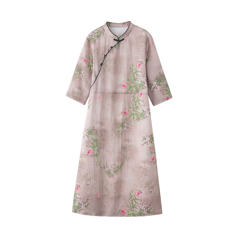2026年夏季苎麻文艺/优雅旗袍,女装汉服/婚纱/旗袍/礼服,江南依恋