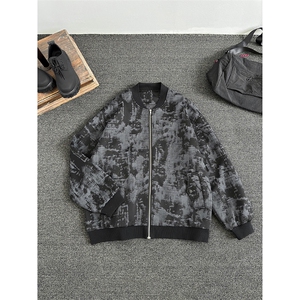 JK5063/P65秋装新款不起球不掉色卫衣男夹克棒球服宽松大码外套图片