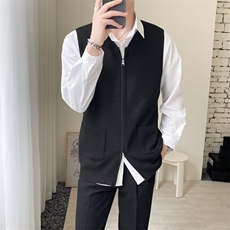 日系毛衣马甲男春秋季韩版情侣休闲坎肩背心针织衫CB28P45，男装背心/马甲，星座1116-2