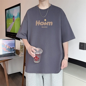 特批P20新款纯棉印花短袖t恤男夏季青少年初中高生帅气半袖TX521图片
