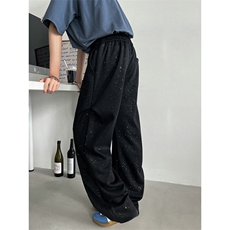 满天星美式高街阔腿卫裤垂坠感高级感工装裤504-K853-P45，男装休闲裤，星座504