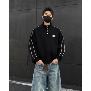 运动休闲刺绣polo领卫衣男 cp109-特p65图片