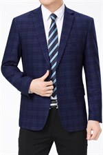 时尚西服春秋季男士商务休闲宽松中年正装西装外套男西服男装，男装西服，电商B212（原钱塘6029）