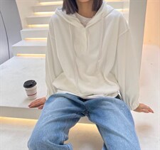 带帽卫衣，女装卫衣/绒衫，一颗柠檬