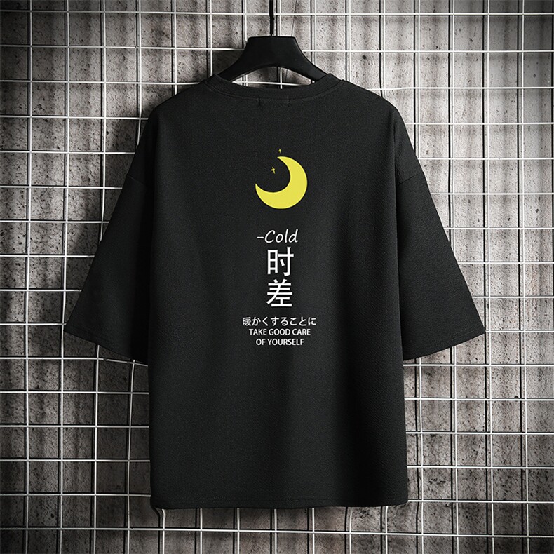 Q11047-P30 春夏季七分袖t恤男大码五分袖男短袖中袖 网格挂拍图片