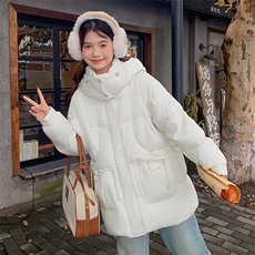 【新款现货】数据好冬款白鸭绒中长款外套8982-P265控388，女装羽绒服，2C127