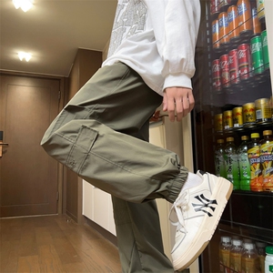 量大优 供视频 速干冲锋口袋刺绣束脚长裤男 CK918-特p30图片