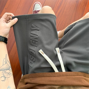 量大优 供视频 菠萝格立体钢印休闲短裤男M-5X  DK16-特P25图片