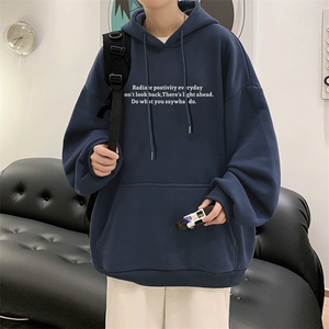 抖音供货、重磅360克现货字母印花连帽卫衣宽松 HD019-1-LMWY4450图片
