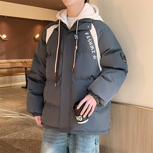 冬季宽松/假两件休闲外套潮加厚棉衣XZ102B-1M8007-P125图片