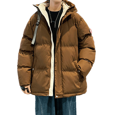 冬季新款棉衣男士加厚大鹅棉袄外套情侣款防寒保暖棉服1102-P60，男装棉衣，星座1403A