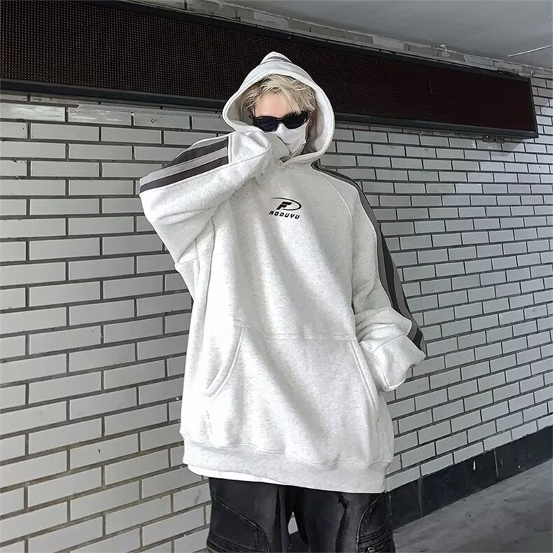 拼色卫衣男潮ins港风潮流YW164P58,男装卫衣,星座1116-2