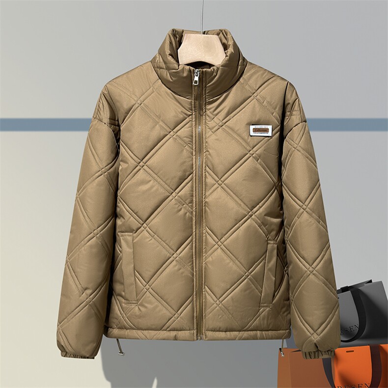 美式复古宽松保暖男生加厚情侣款冬季英伦立领棉服313B-NC359-P60,男装棉衣,星座313B