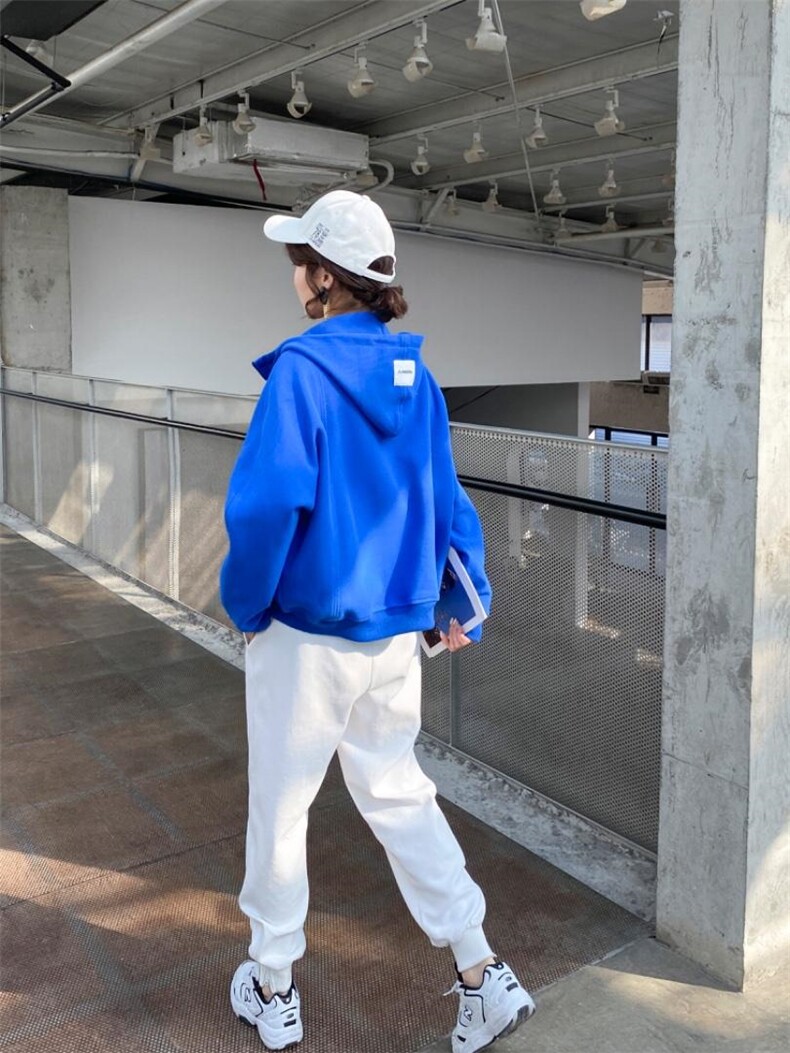 帽子贴标卫衣，女装卫衣/绒衫，诗苒