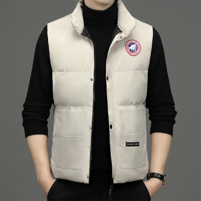 CAH9088钱塘2020-2冬季厚款保暖时尚休闲中年男士马甲货稳P75,男装背心/马甲,钱塘207-2