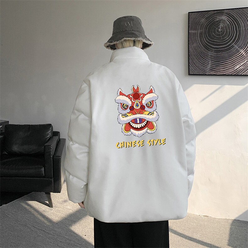 麂皮绒棉衣男大码立领棉袄子男羽绒棉服JM87185-P110图片