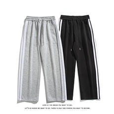 宽松针织运动卫裤美式休闲大码直筒运动裤长裤K8579-P38【特价】，男装休闲裤，电商A007