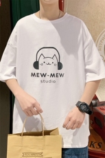 ！2023夏季男士纯圆领短袖T恤百搭时尚半袖T2116P25，男装T恤，电商B220
