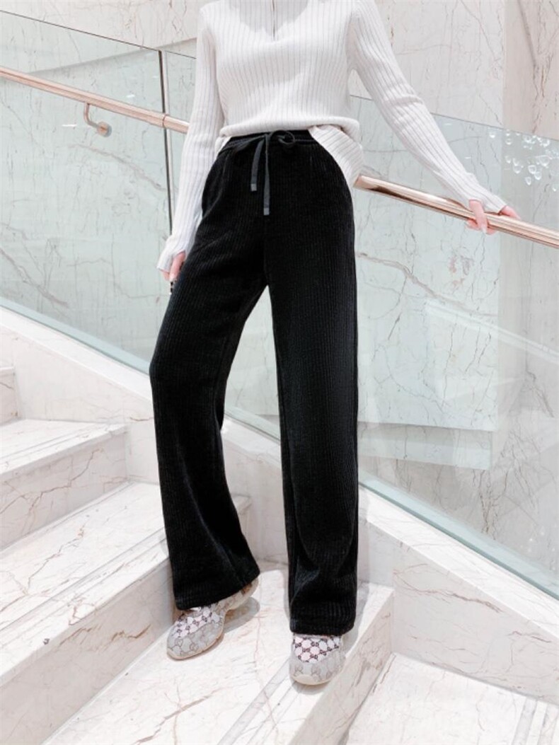 韩绒阔腿裤，女装，DCXY 超越