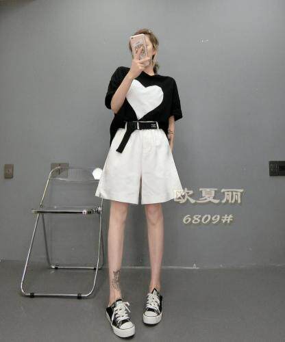 休闲短裤，女装，欧夏丽