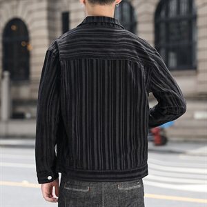 灯芯绒外套男春秋2021新款韩版潮流港风翻领夹克秋装上衣9161-P85图片