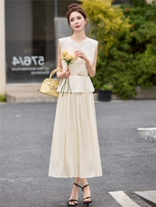 2026年夏季小香风套装高级气质上衣半身裙两件套，女装套装/套裙，米尚