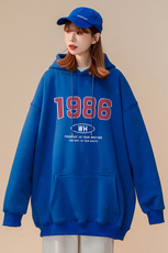 中性风23秋冬时尚百搭宽松字母印花套头连帽卫衣W254P35控58，男装卫衣，A247A